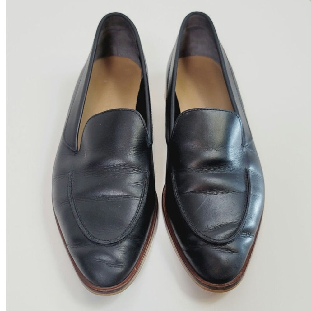 Everlane The Modern Loafer In Black Leather, Sz 8.5